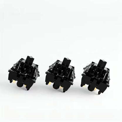 Gold Glitter Silent Linear Switches (90 броя) - TypeHero