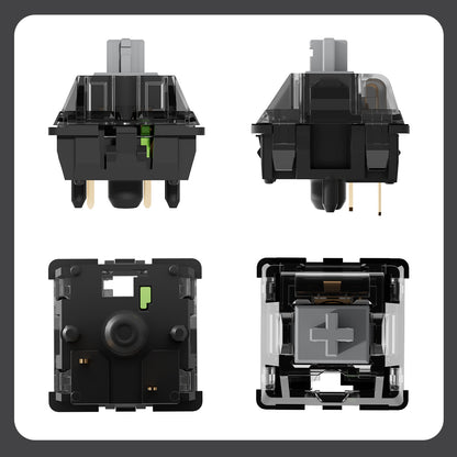 Yunzii Onyx Clicky Switch Кликащ Суич за Механична Клавиатура (кутия 35 броя) - TypeHero