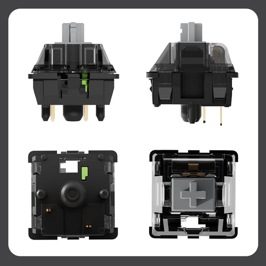 Yunzii Onyx Clicky Switch Кликащ Суич за Механична Клавиатура (кутия 35 броя) - TypeHero