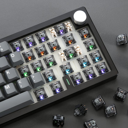 Yunzii Onyx Clicky Switch Кликащ Суич за Механична Клавиатура (кутия 35 броя) - TypeHero