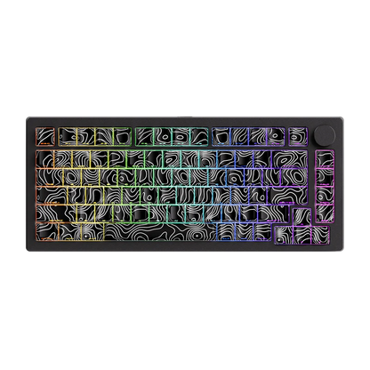 Monsgeek M1v5 x Akko Creamy Purple Pro / Akko Piano Pro v3 Linear (Pre-Built) 75% Aluminum Mechanical Keyboard (VIA) - TypeHero