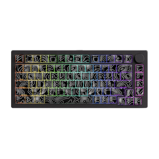 Monsgeek M1v5 x Akko Creamy Purple Pro / Akko Piano Pro v3 Linear (Pre-Built) 75% Aluminum Mechanical Keyboard (VIA)
