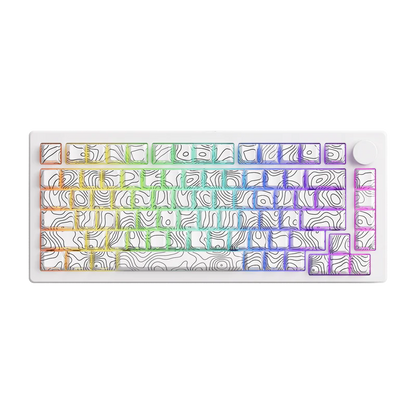 Monsgeek M1v5 x Akko Creamy Purple Pro / Akko Piano Pro v3 Linear (Pre-Built) 75% Aluminum Mechanical Keyboard (VIA) - TypeHero