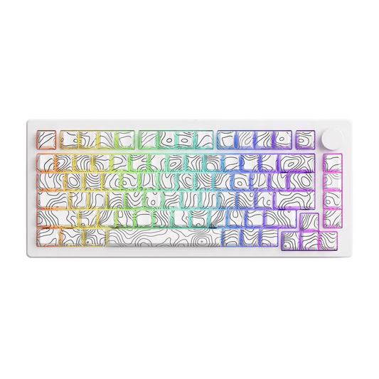 Monsgeek M1v5 x Akko Creamy Purple Pro / Akko Piano Pro v3 Linear (Pre-Built) 75% Aluminum Mechanical Keyboard (VIA)