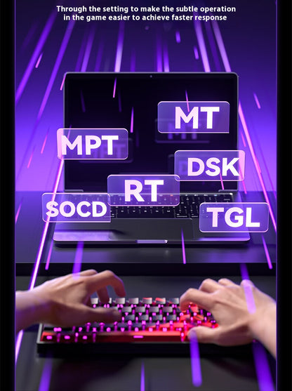 Aula WIN60 HE Magnetic Keyboard 8k polling 60% Магнитна Клавиатура Hall Effect - TypeHero