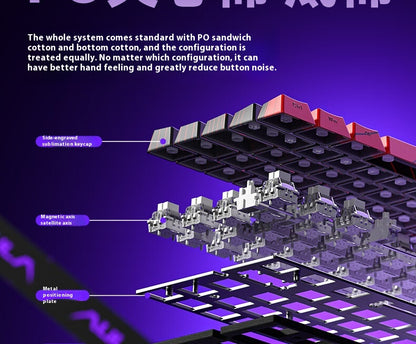 Aula WIN60 HE Magnetic Keyboard 8k polling 60% Магнитна Клавиатура Hall Effect - TypeHero