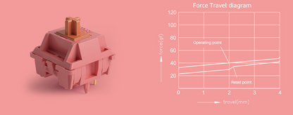 Akko Rosewood Суичове (45 броя) за Механична Клавиатура 5-pin - TypeHero