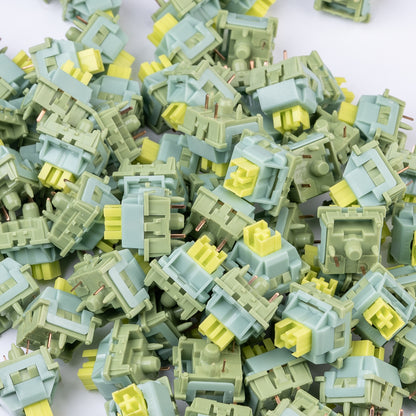 Outemu Silent Lemon Tactile v2 Суичове за Механична Клавиатура 5-pin (10 броя) - TypeHero