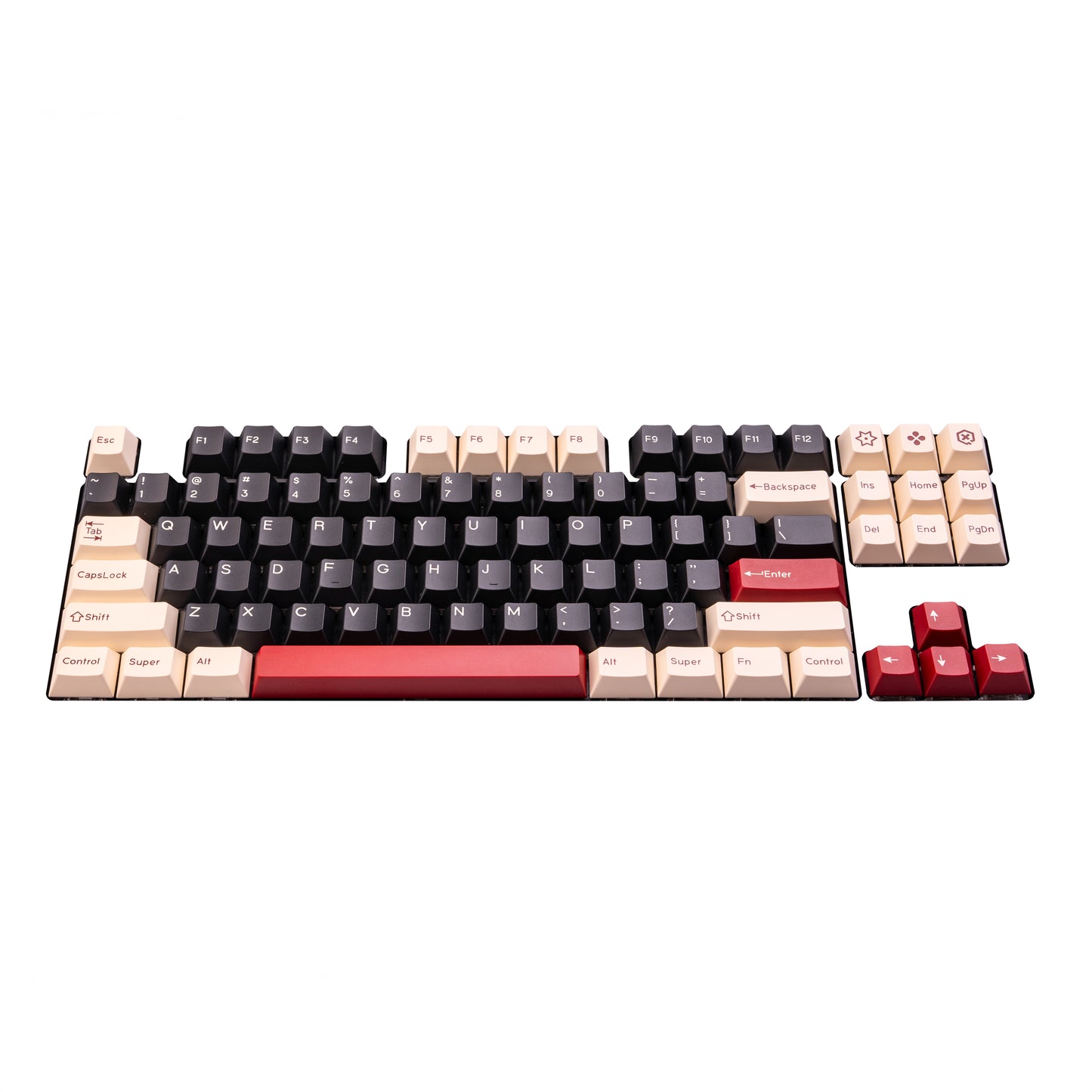 Rome PBT Doubleshot Cherry Капачки за Механична Клавиатура