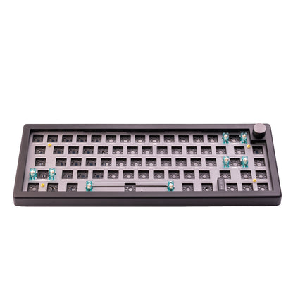 GMK67, 65% Компактна Механична клавиатура с алуминиево копче за регулиране на силата на звука - TypeHero