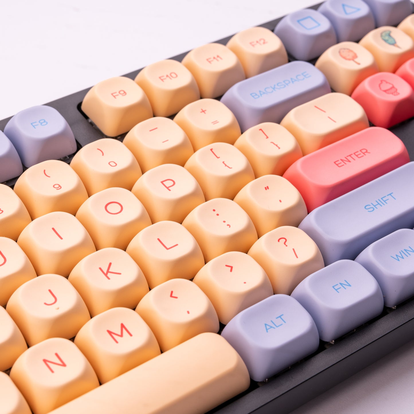 Marshmallow PBT Dye-Sub KOA Капачки за Механична Клавиатура