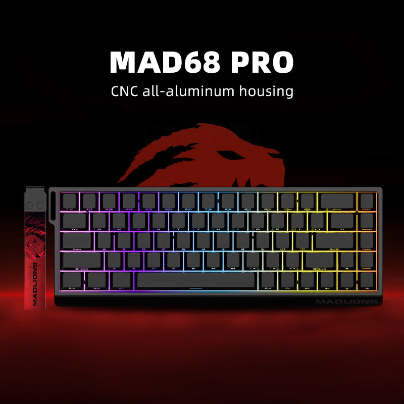 MAD68 PRO 65% HE Магнитна RT Клавиатура Rapid Trigger SOCD Snappy Tappy 8k 1k - TypeHero