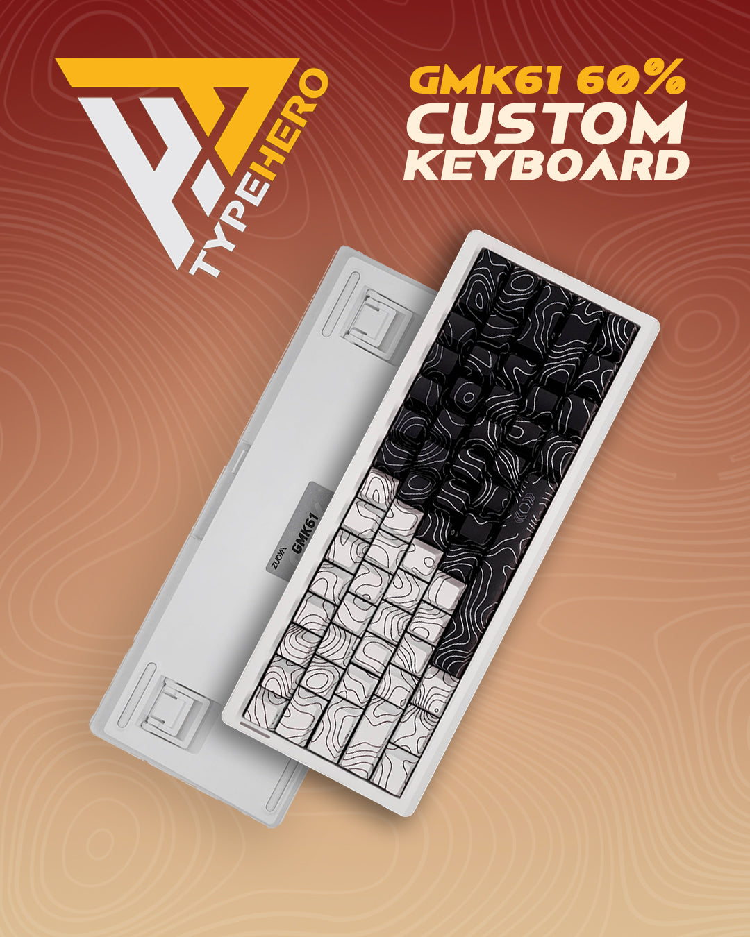 GMK61 60% Механична Клавиатура Комплект (Сглоби си сам) - TypeHero