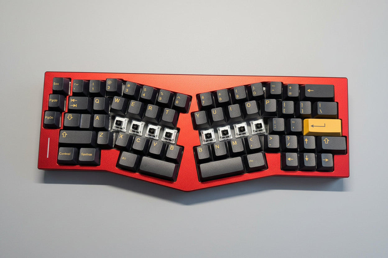 The Crimson Arc Alice Layout 65% Клавиатура (VIA)