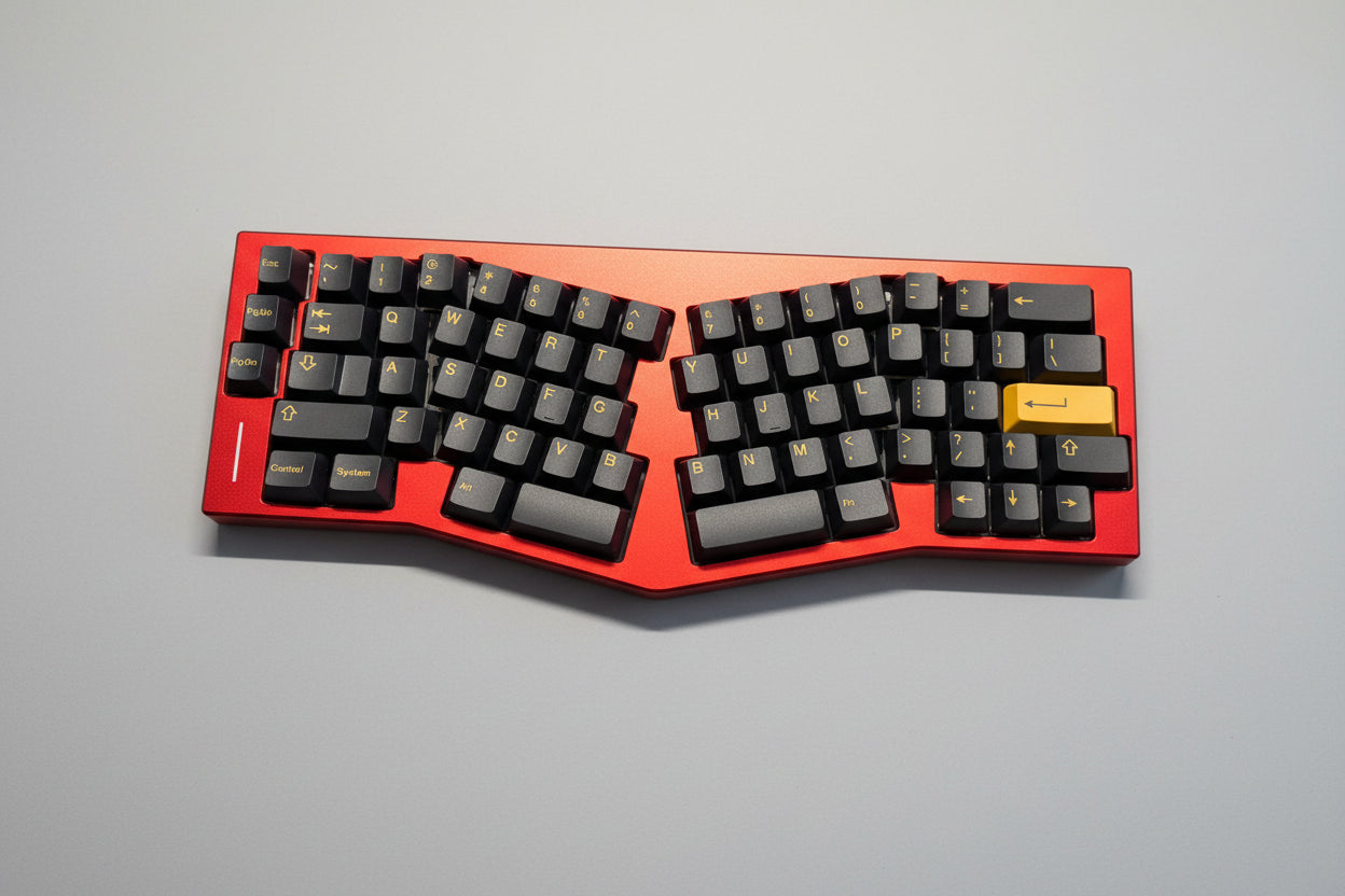 The Crimson Arc Alice Layout 65% Клавиатура (VIA)